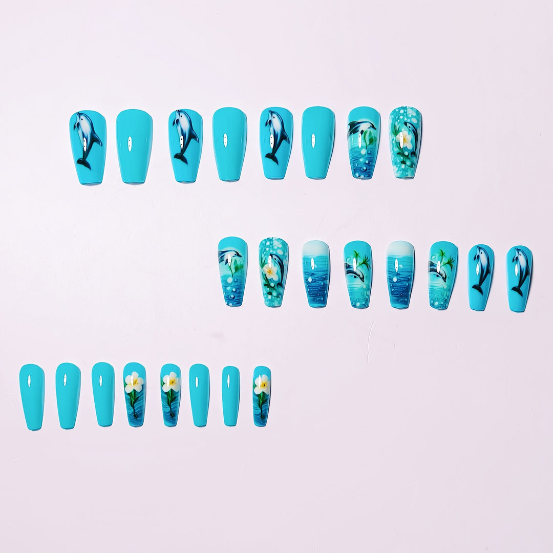 Artisanal Acrylic Nail Set Bowlift