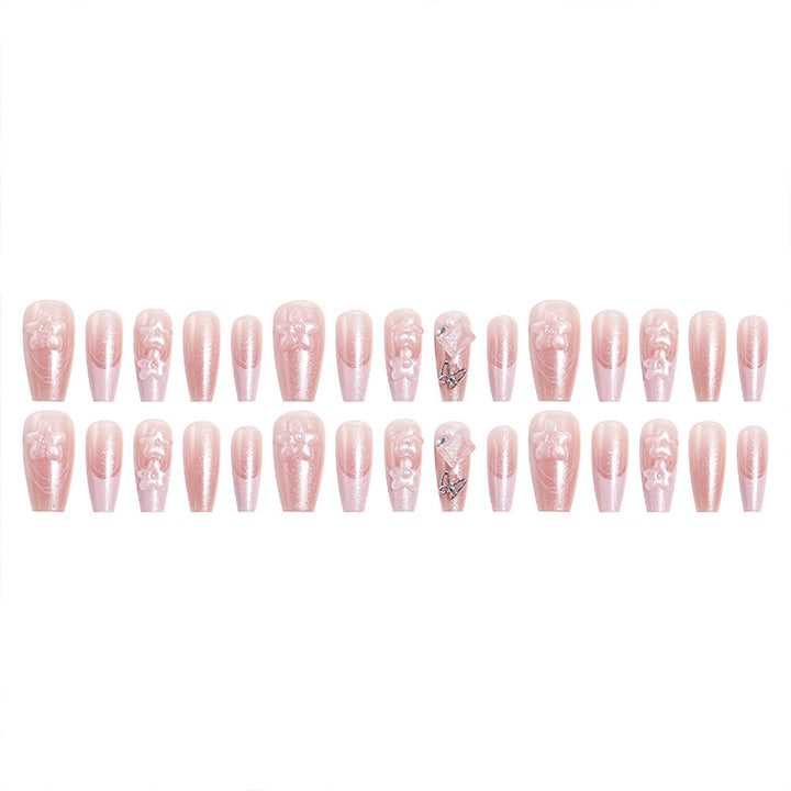 Nail art set with elegant glitter accents Bowlift