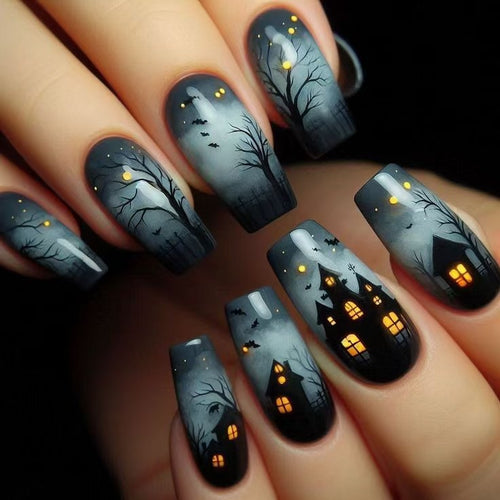 Halloween-Themed Nail Art Set Bowlift