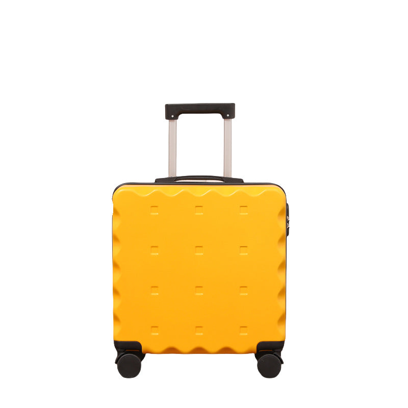 Unisex Compact Hard-Shell Rolling Suitcase with Cup Holder Bowlift