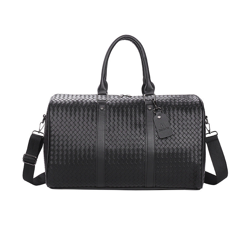 Stylish and Spacious Travel Bag in Elegant Woven Design Bowlift