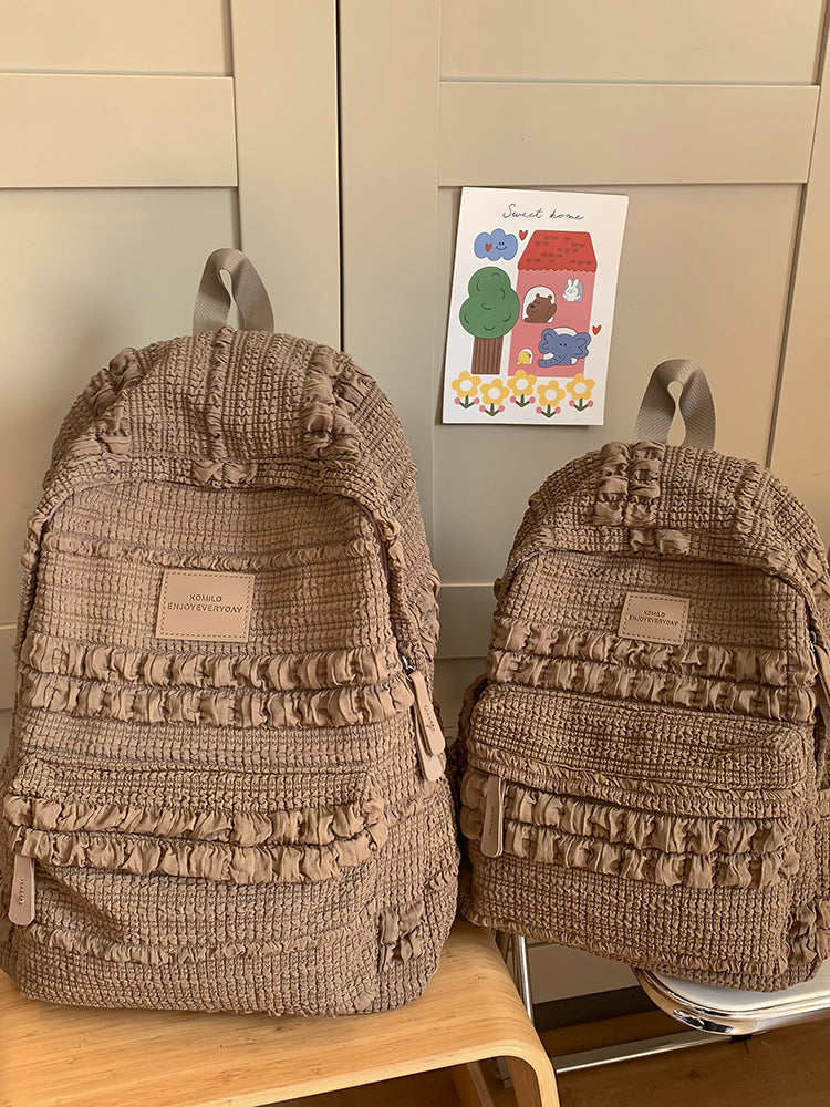 Stylish Textured Everyday Backpack