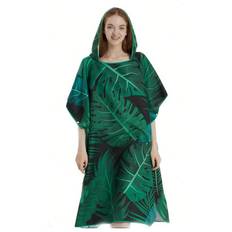 Women colorful bath tunnel with hood Bowlift