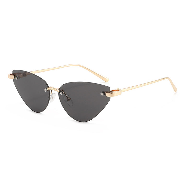 Women elegant Cat-Eye sunglasses with ultra-light metal frame Bowlift