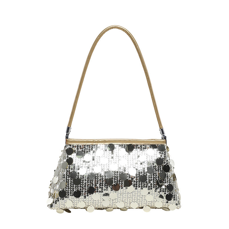 WoGlamorous Sequin Evening Shoulder Bag Bowlift