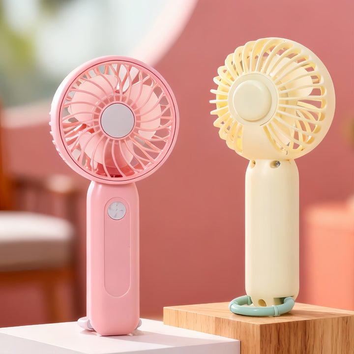 Women's Portable Mini Fan with USB Charging Function and Ergonomic Design Bowlift