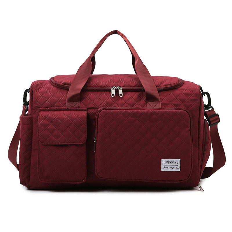 Multifunctional Sports Duffel Bag With Integrated Organizer Pockets Bowlift
