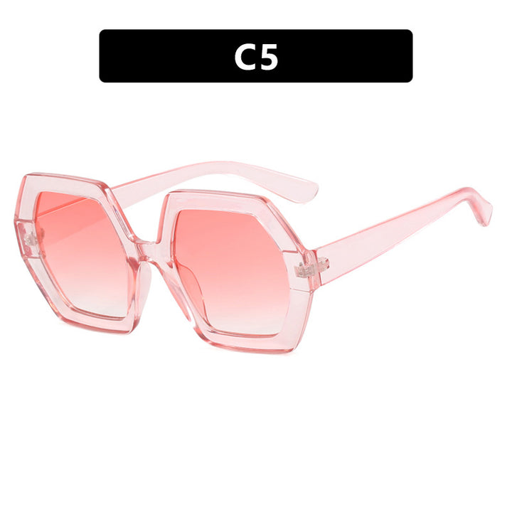 Women innovative hexagonal sunglasses Bowlift