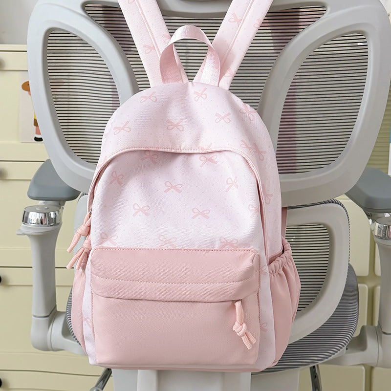 Cute Decorative Bow-Themed Backpack Bowlift