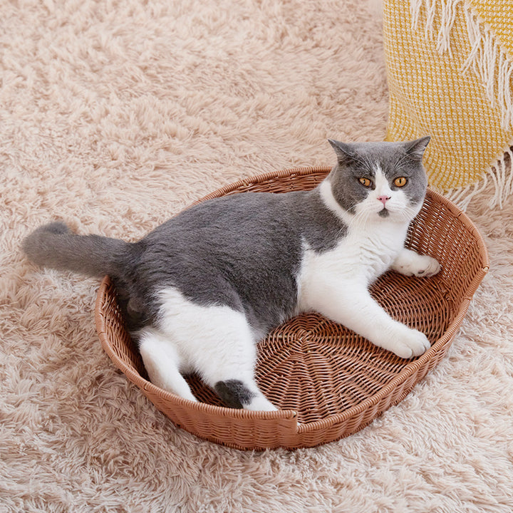 Rattan Cat Bed Bowlift