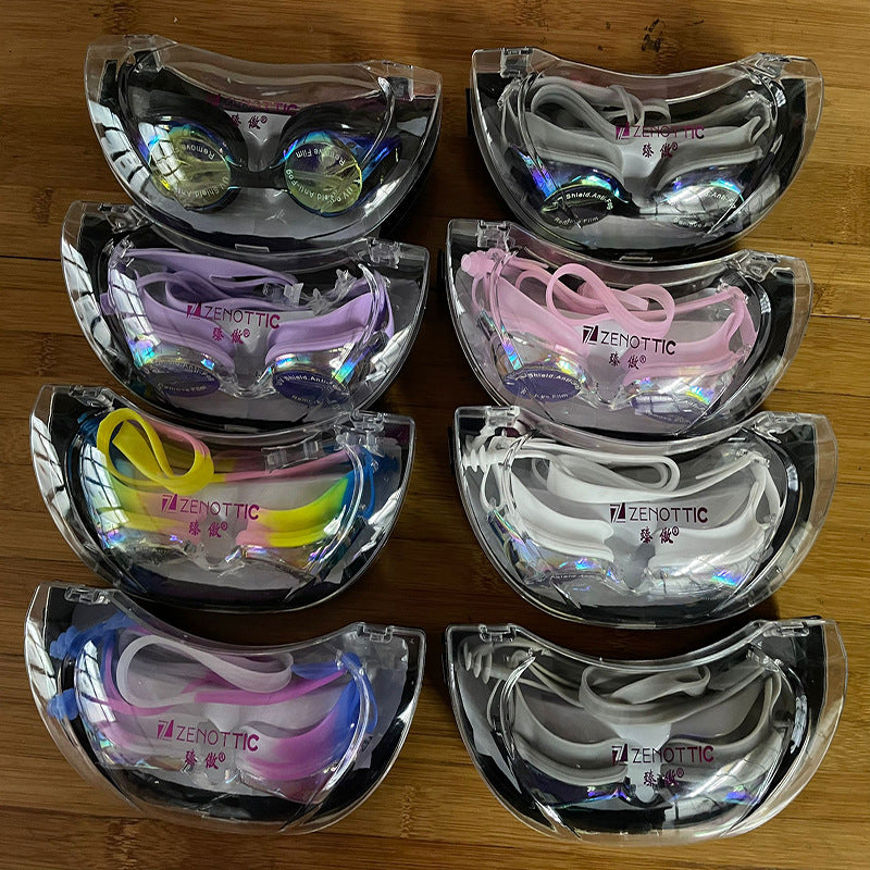 Sporty Swim Goggles with Ergonomic Design Bowlift