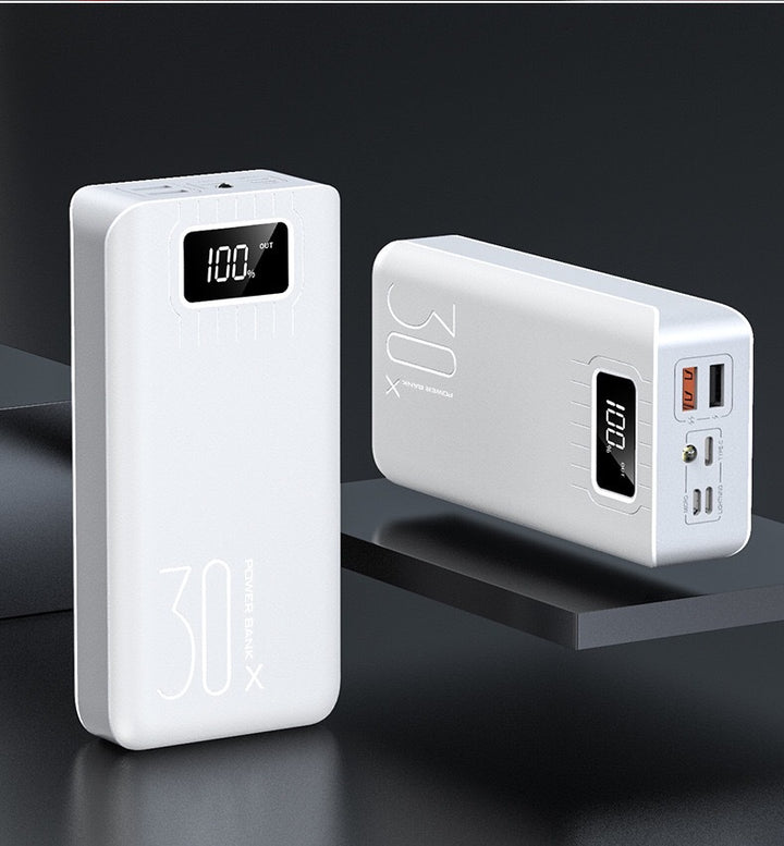 High-performance power bank with intelligent LCD display and two USB ports Bowlift