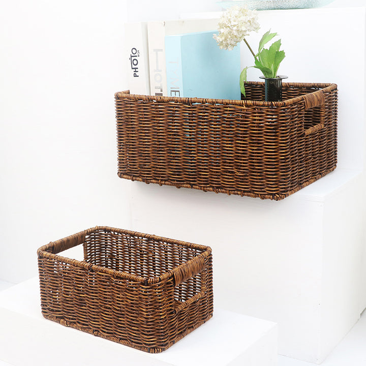 Rectangular Woven Storage Box Bowlift
