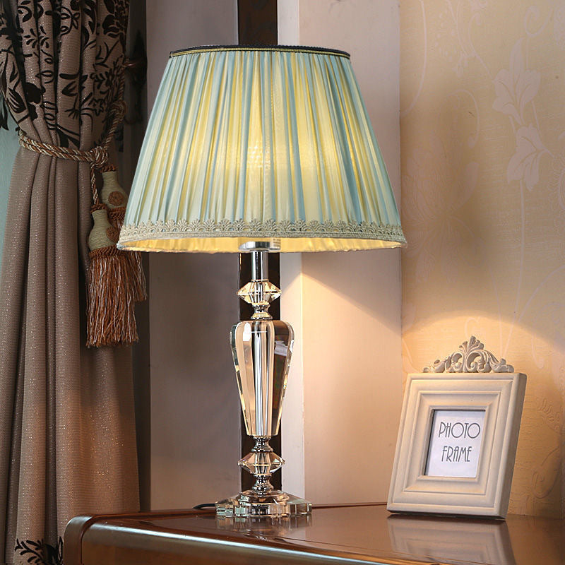 Modern Crystal Accent Table Lamp