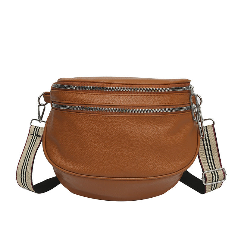 WoChic Dual-Zipper Crossbody Bag Bowlift