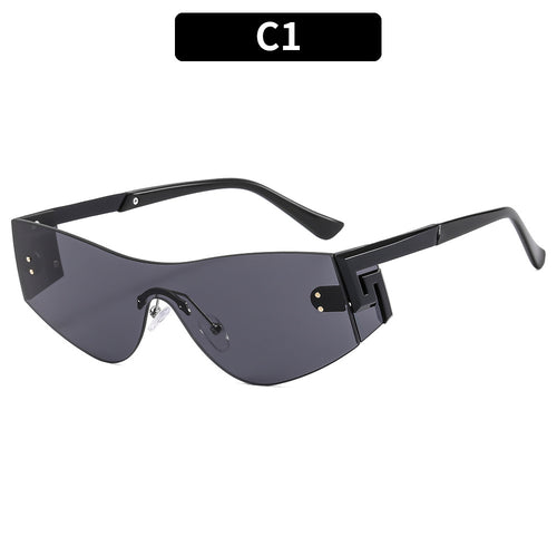 Futuristic Shield Frame Sunglasses  1787664834