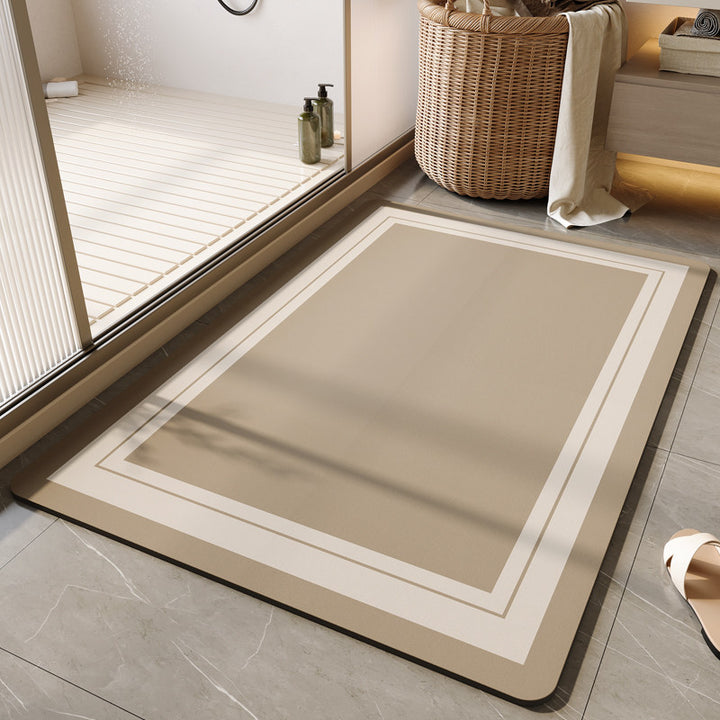 Decorative Floral Bath Mat Bowlift
