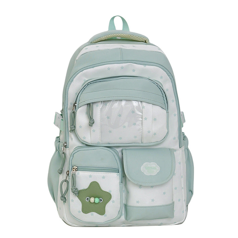 Kids' Starry Design School Backpack Bowlift