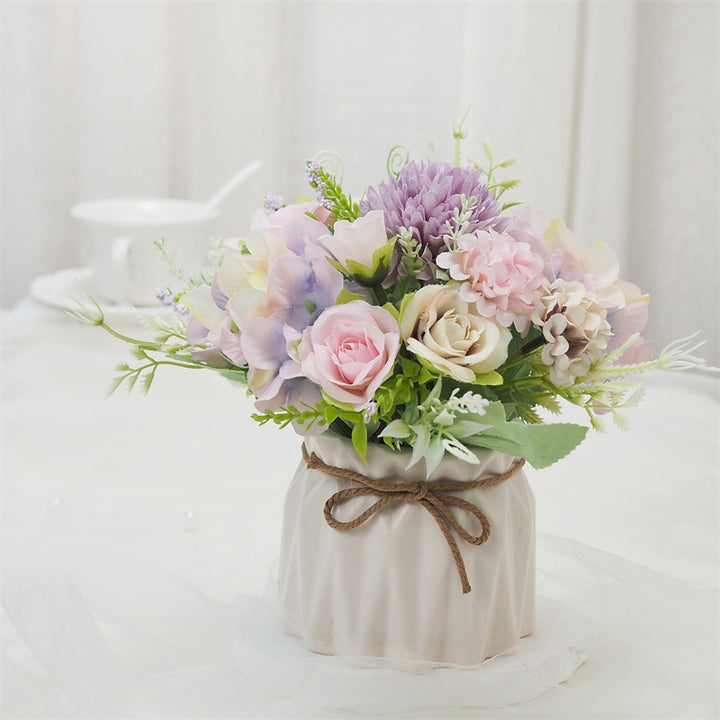 Decorative Faux Flower Arrangement