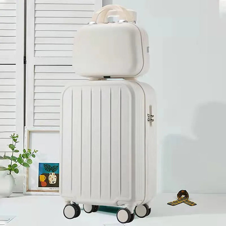 Stylish Luggage Set with Convertible Satchel Bowlift