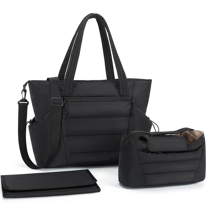 Polyurethane handbag with removable organizer Bowlift