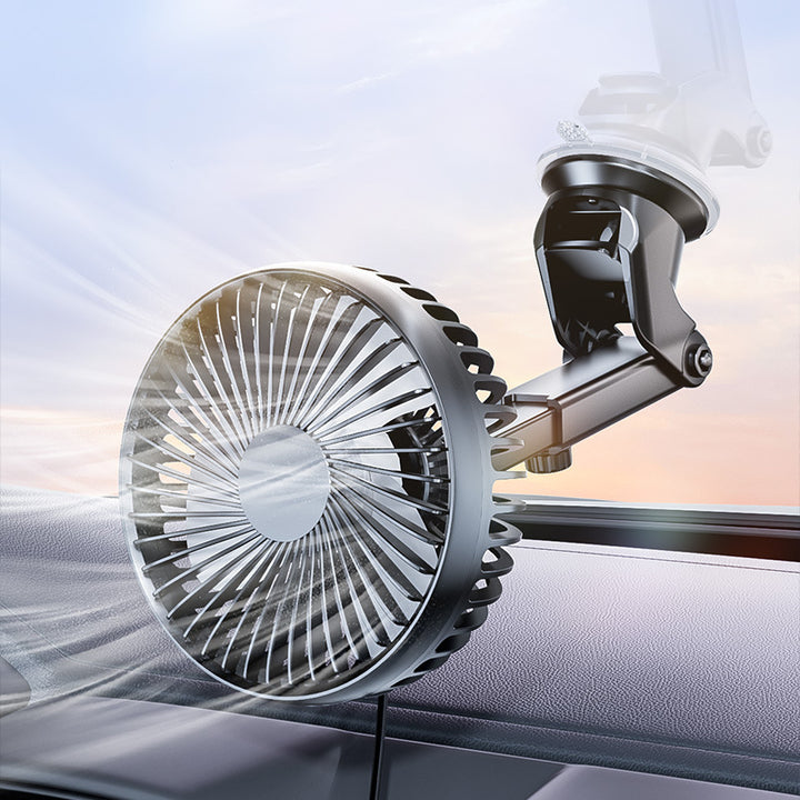 Double fan with swivel head and energy-saving features Bowlift