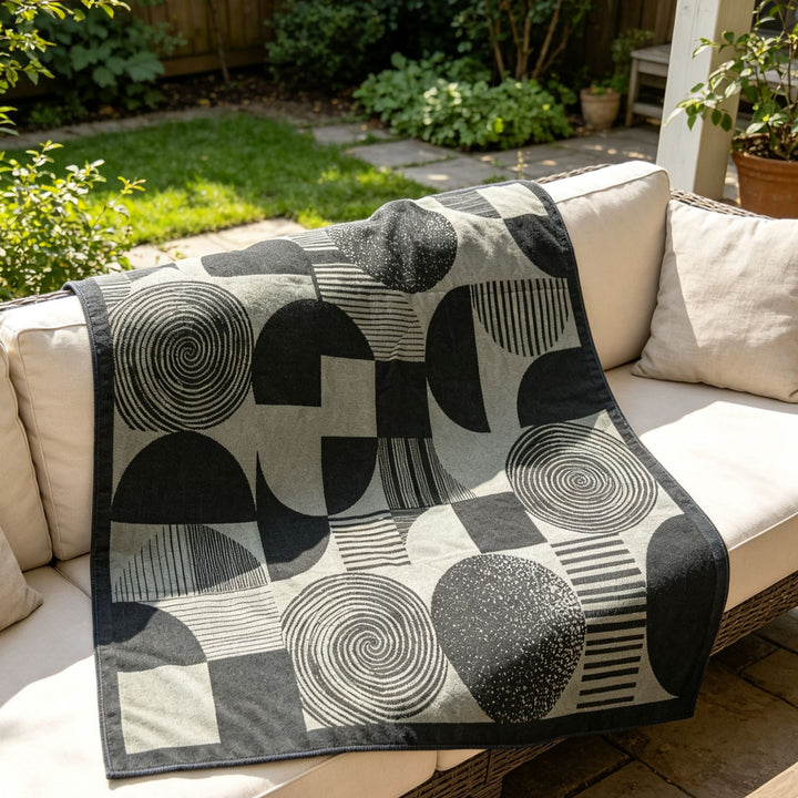 Artistic Patterned Throw Blanket
