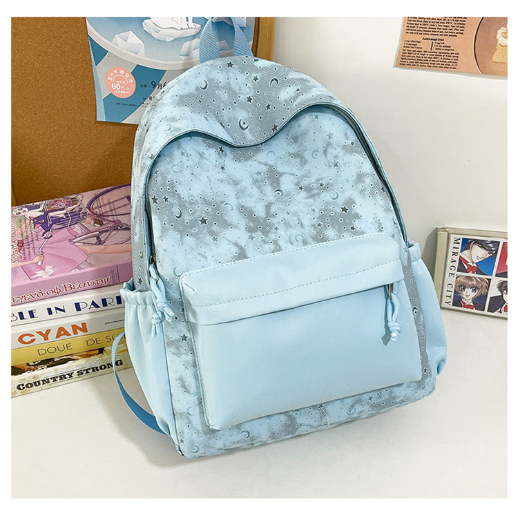 Stylish Star-Patterned Backpack