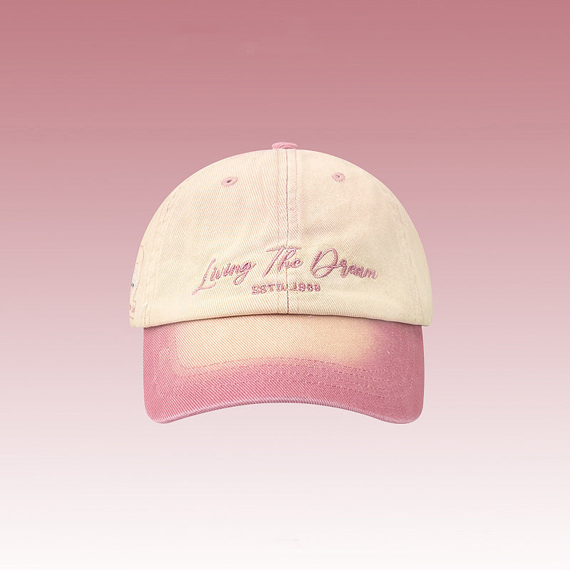 Vintage-Inspired Washed Denim Cap