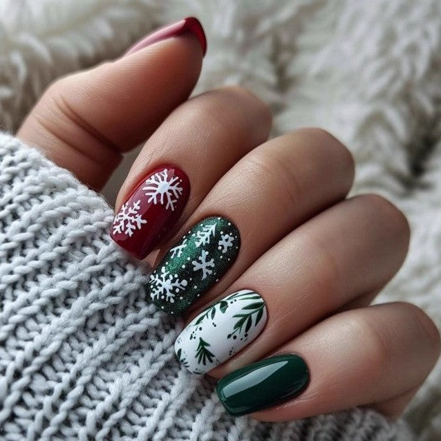 Artificial Nails in Modern Tribal Design Bowlift