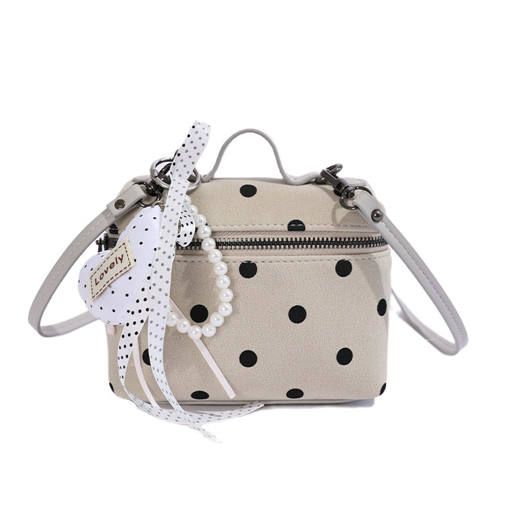 Chic Polka Dot Crossbody Bag Bowlift