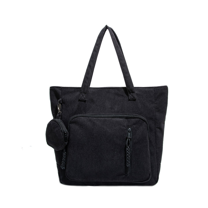WoSpacious Multi-Pocket Canvas Tote Bag Bowlift