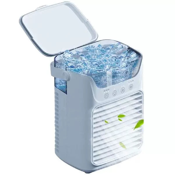 Unisex One Size compact portable evaporative micro air cooler with removable ice container more speeds whisper-quiet fan and adjustable directional louvers Bowlift