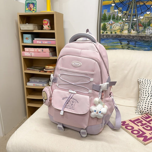 Multi-Functional Layered School Backpack