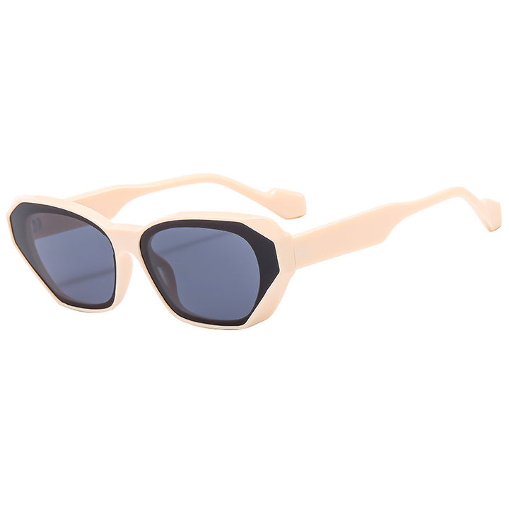 Women trendy polygonal sunglasses Bowlift