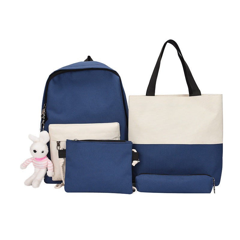 5-Piece Leisure Backpack and Tote Bag Set Bowlift