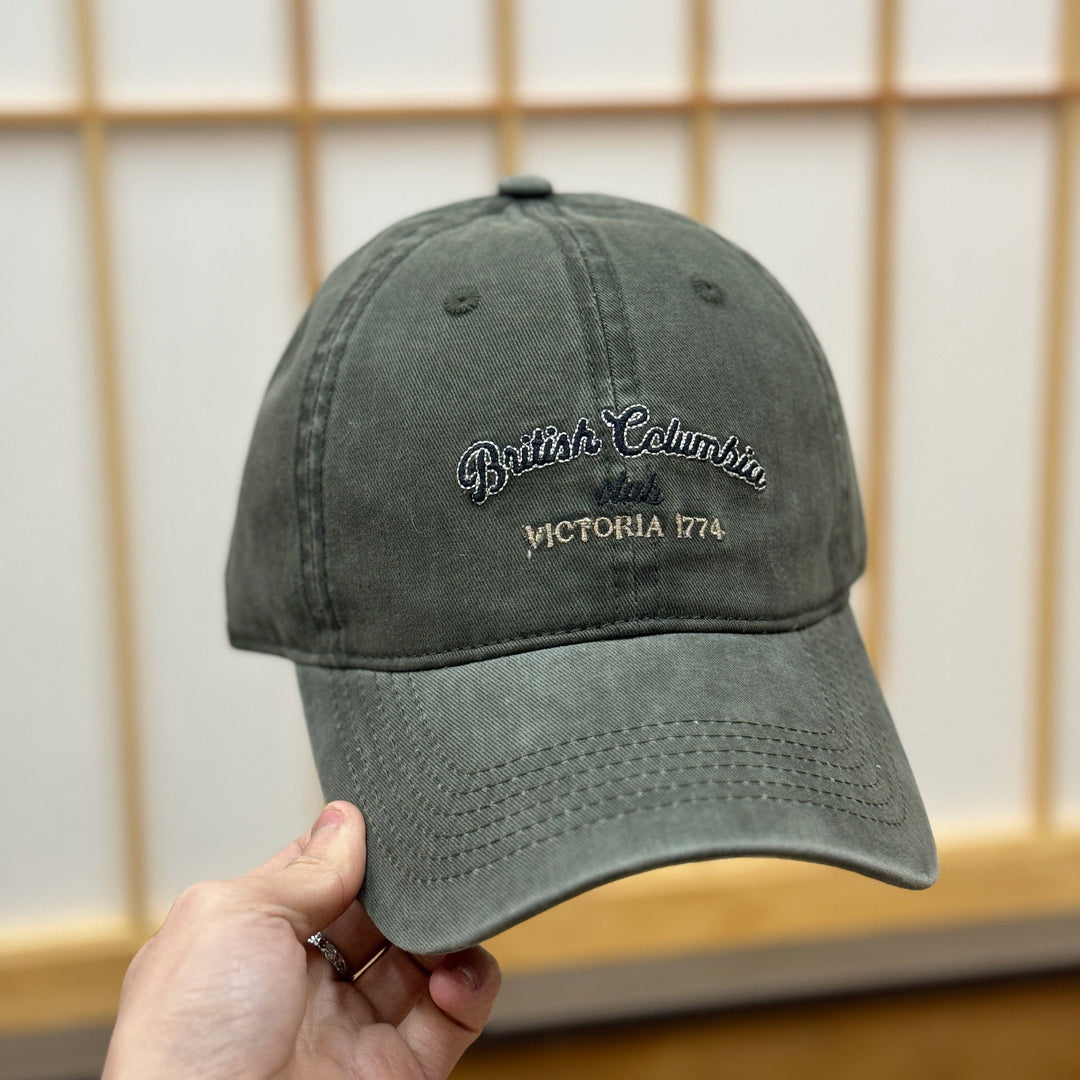 Men's Vintage-Inspired Distressed Baseball Cap Bowlift