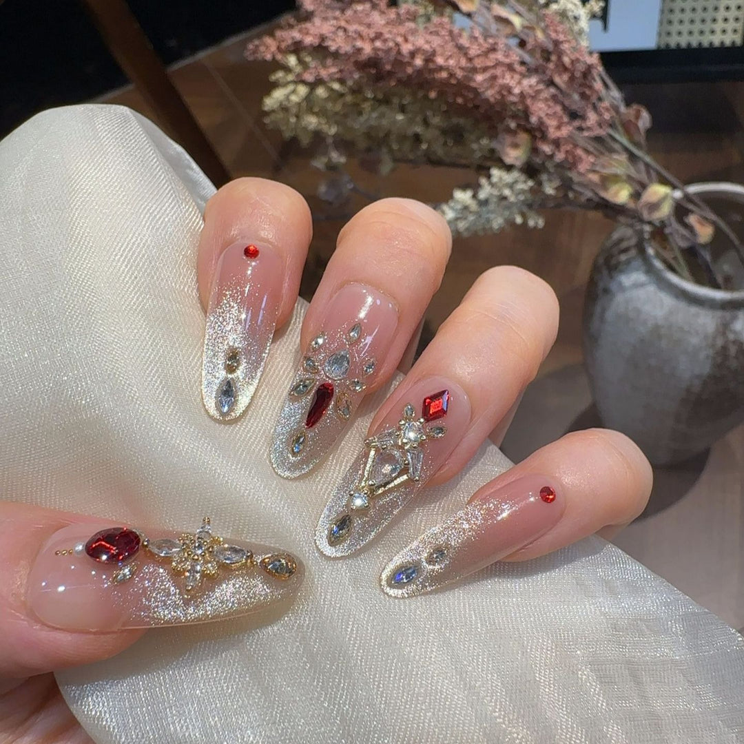 Luxury Decorative Press-On Nails Bowlift