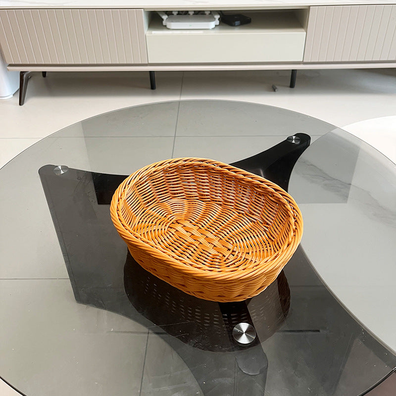Woven Oval Serving Basket Bowlift
