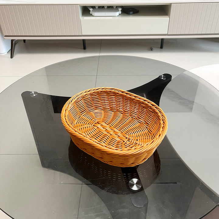 Woven Oval Serving Basket Bowlift