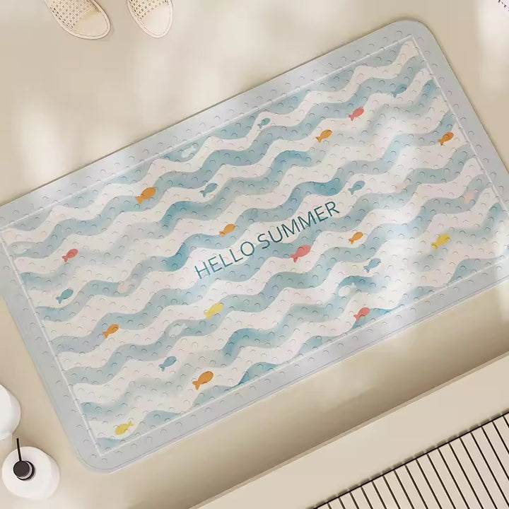 Fun Summer Welcome Mat Bowlift