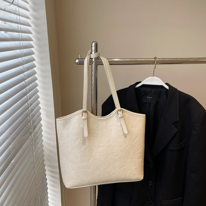 Textured Design Everyday Tote Bag Bowlift