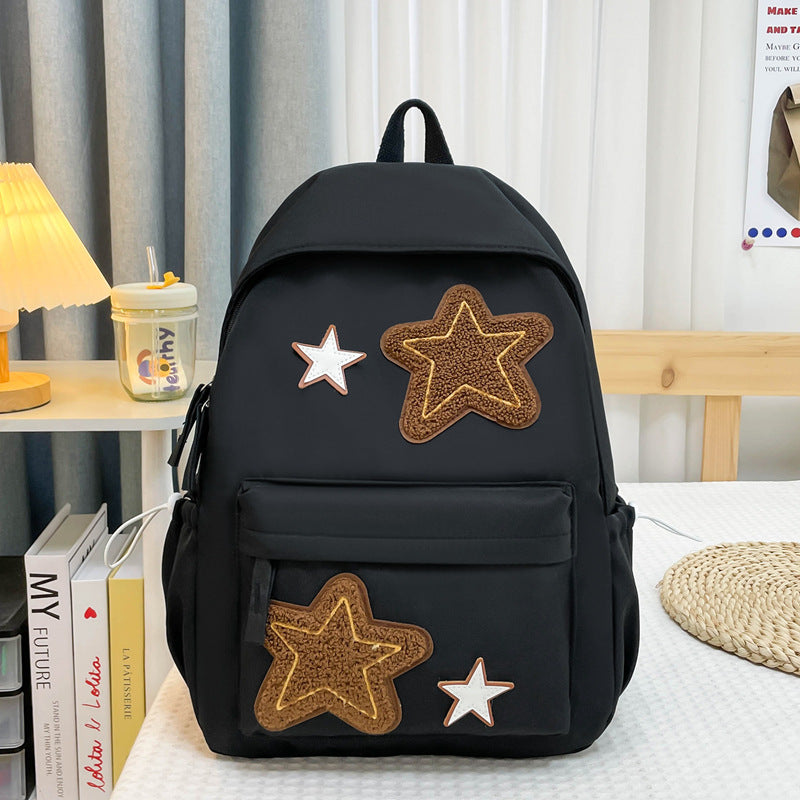 Casual Star Patterned Backpack