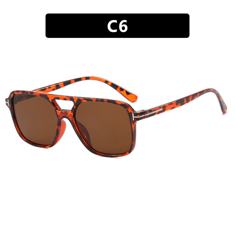 Ladies elegant geometric sunglasses with stylish frame Bowlift