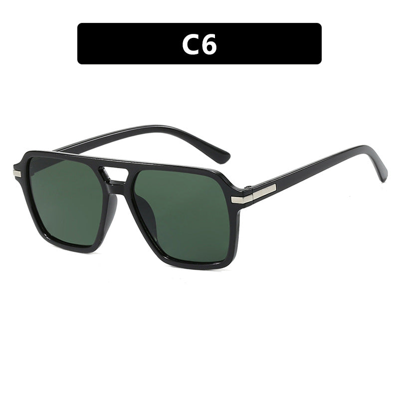 Women's fashionable rectangular sunglasses with stylish design and UV protection Bowlift