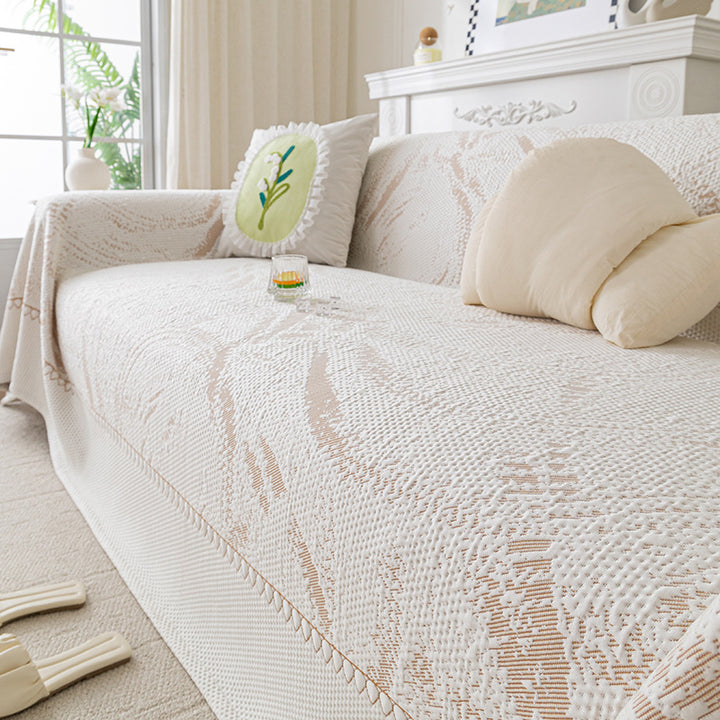 Premium Textured Sofa Throw Cover