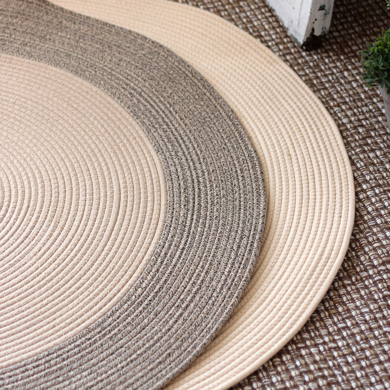 Round woven rug Bowlift