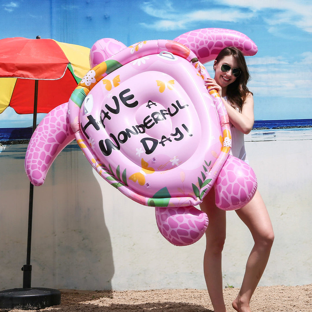 Ladies Inflatable Sea Turtle Lounger Bowlift