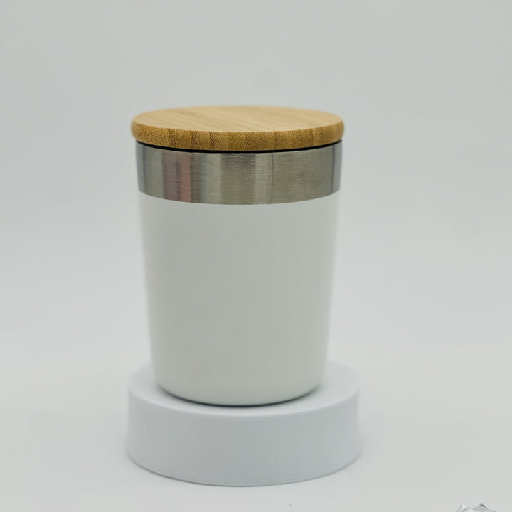 Ladies elegant sustainable insulated cup with bamboo lid Bowlift
