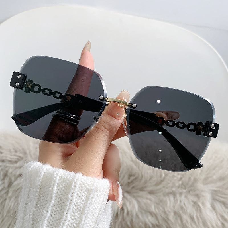 Luxe Oversized Shield Sunglasses